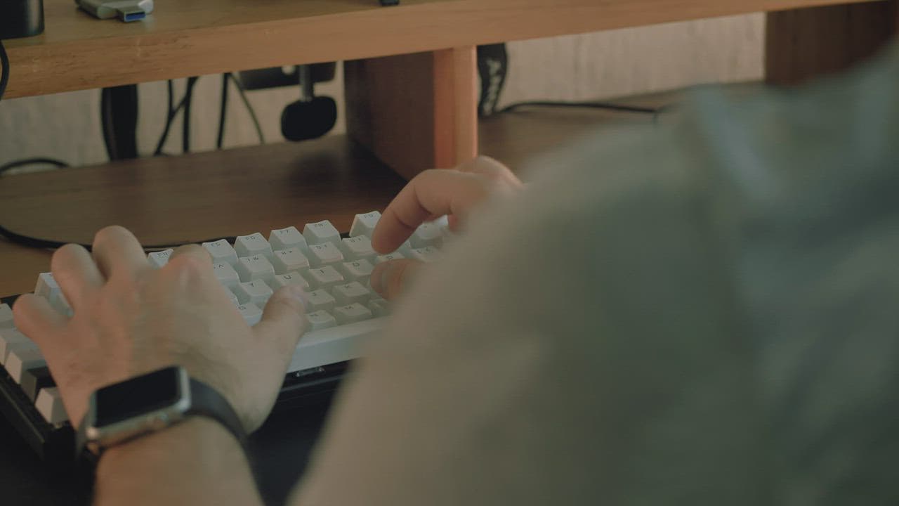 Writer planning content on a script outline